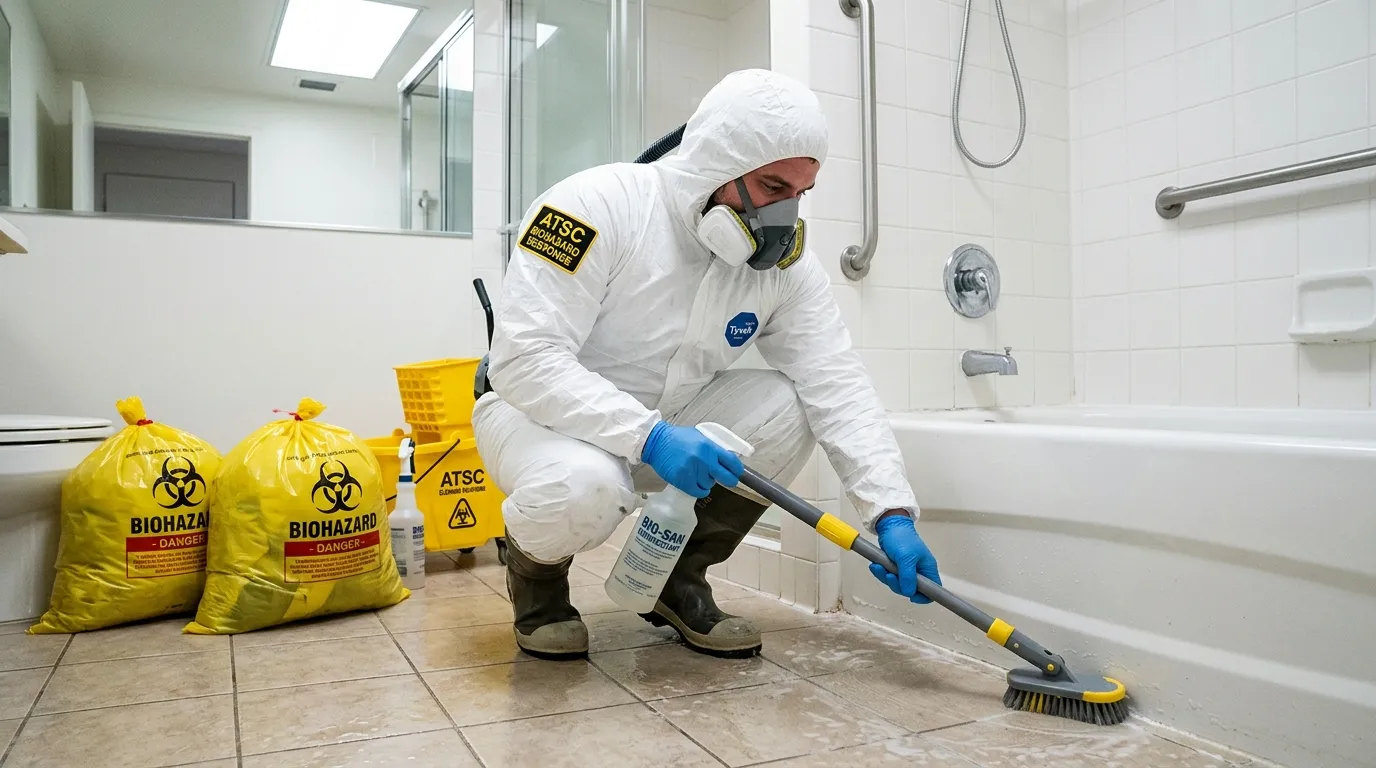 Decontamination equipment deployed for Blood Cleanup in Medfield